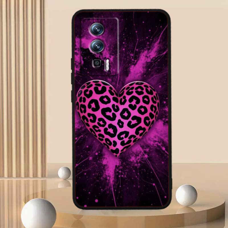Luxurious Love Design Art For Xiaomi Redmi 12 13C 12C 13 10C 9T A2 9A 9C 7A Note 10S 8T 10 9 8 Pro 4G 5G Black Phone Case