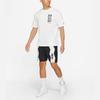 Nike Men's Jordan Dri-FIT Zion Basketball Printing Sports Knit Round Neck Short Sleeve White T-Shirt DH0593-101