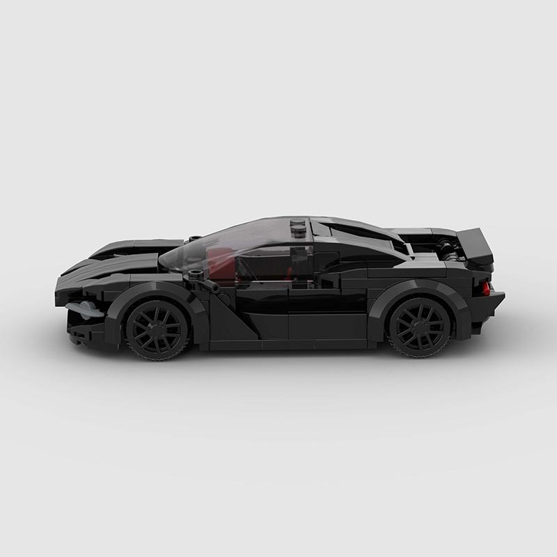 Hot Moc 765Lt City Speed Racing Car Sports Building Blocks Bricks Technique Supercar Racers Vehicles Kits Toys Gift