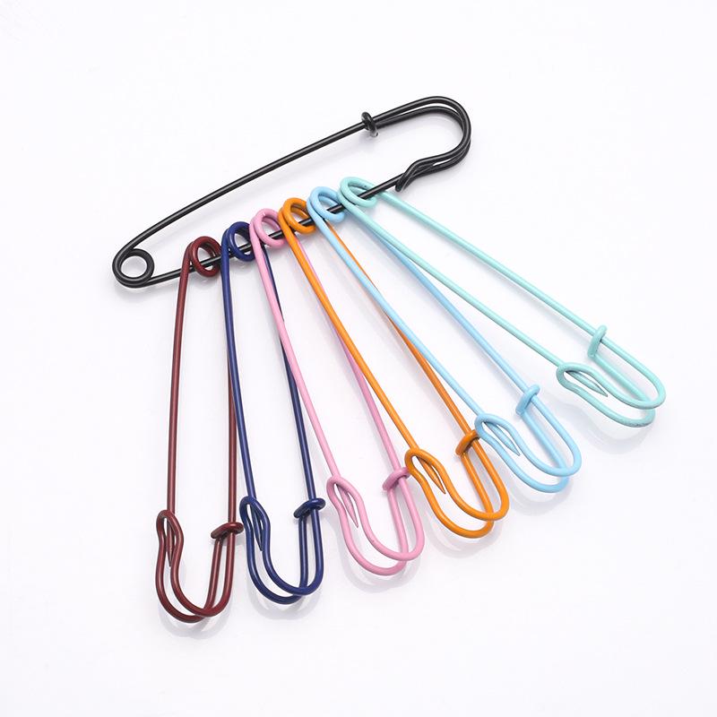 Colorful Metal Brooch for Skirt and Pants Waist Adjustment, DIY Jewelry Accessory