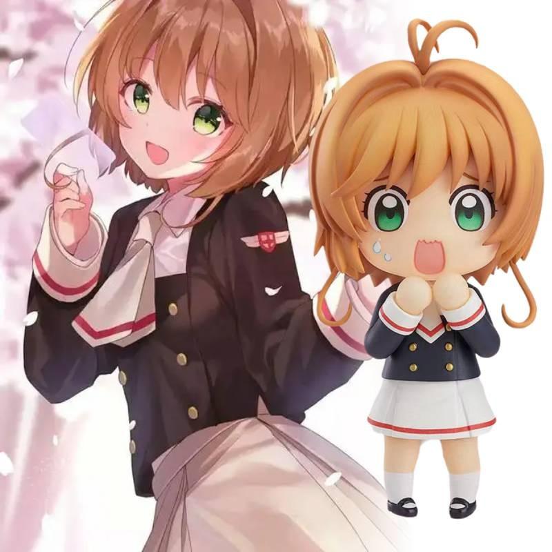 Charming Cardcaptor Sakura Q Version Pvc Action Figure In School Uniform For Collectors
