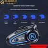Bluetooth Motorcycle Helmet Intercom with Lights - Dual-User Capability