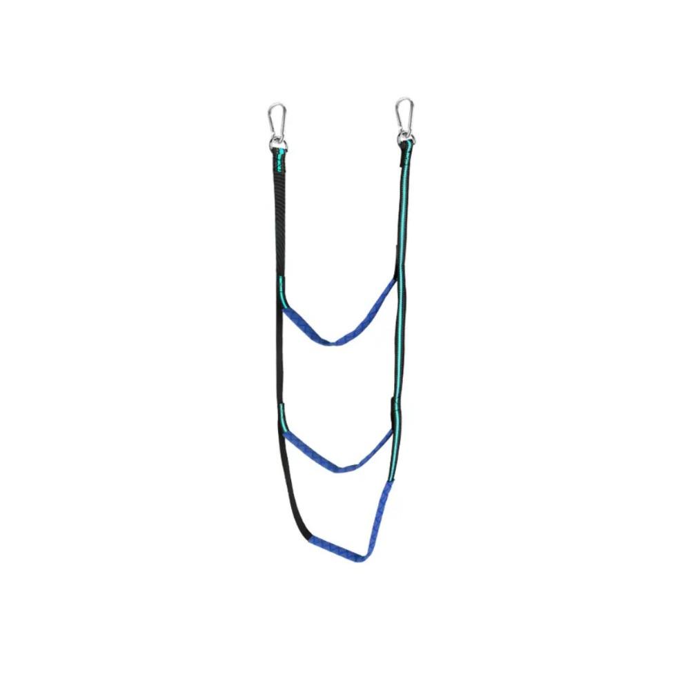 3/4/5 Step Boat Rope Ladder Nylon Yacht Boat Side Hanging Ladder Climbing Ladder  Swim Ladder Blue 3 Step