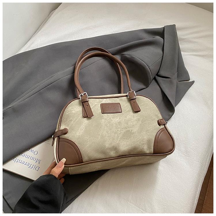 Fashionable Handbag Simple and Individual Underarm Bag Large-capacity Casual Color-matched Single-shoulder Women's Bag