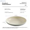 5pcs/set Nordic Wheat Straw Plate Fruit Plate Vegetable Plate Tableware Plate