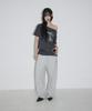 Seulliggeullou Striped Lettering Sweatpants [Gray]