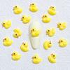 100pcs Cabochons Yellow Duck Resin Ornament Cartoon Duck Resin Figurines  Nail Enhancement