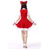 Women Deluxe Mrs Santa Claus Christmas Fancy Dress Costume For Festive Celebrations
