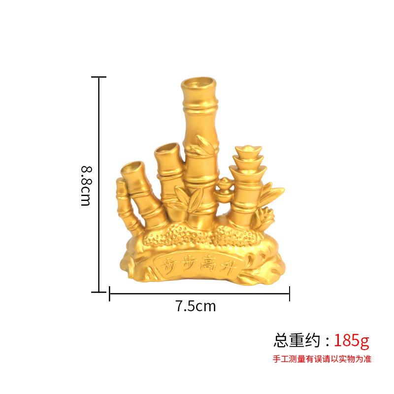 

Prosperous Bamboo Ornament Yuanbao Festival, Suitable for Living , Study Room, Desktop, Office Decoration, Leadership Pr