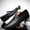 Men Cow Leather Elevator Loafers Comfortable Soft Breathable Height Increase Insoles 5cm Business Driving Unisex Lift Sneakers