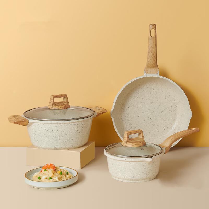 Lilang Non-stick Fry Pan and Milk Pot Set