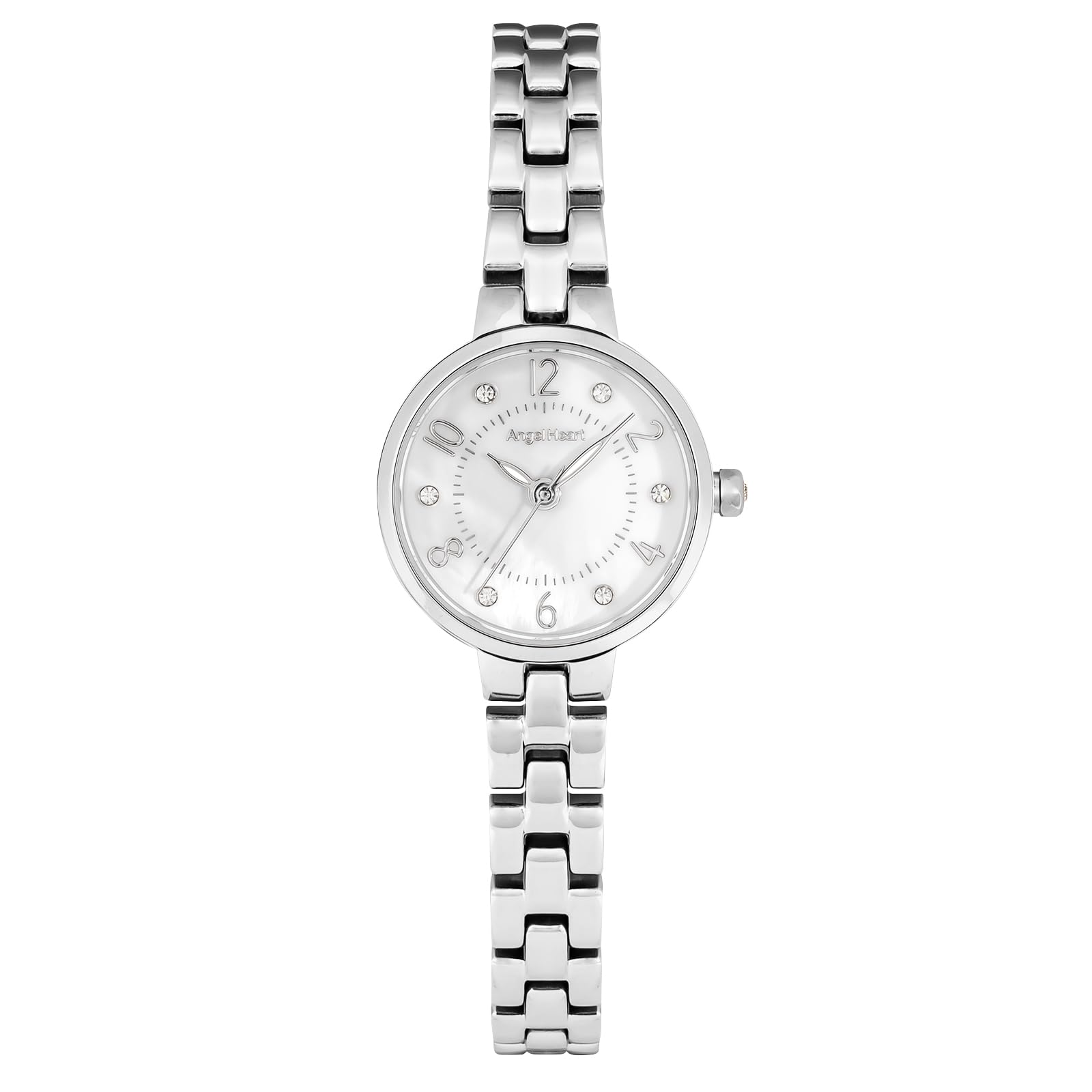AngelHeart Twinkle Heart Кварцевые часы 3 АТМ Водонепроницаемые Минеральное стекло Белый жемчуг Механизм Сопротивление Стекло Циферблат TH23SS-Q-AM Женские [Оригинал]