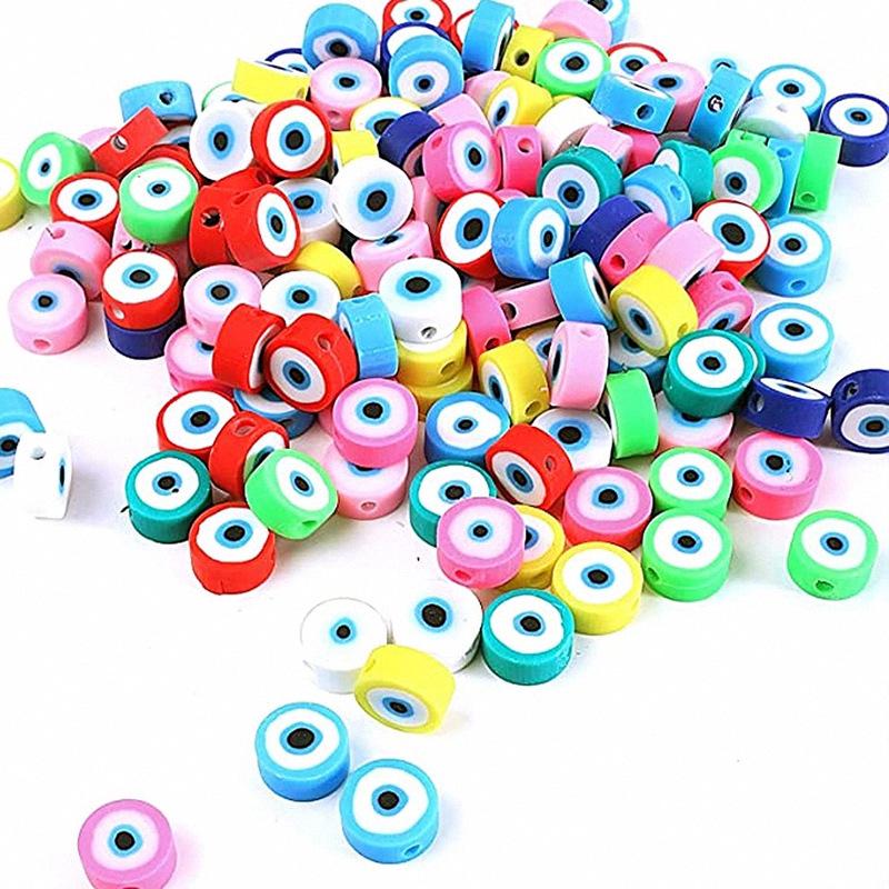 10mm Polymer Clay Beads - Fruit, Animal, Smiley Face Designs for DIY Jewelry Accessories