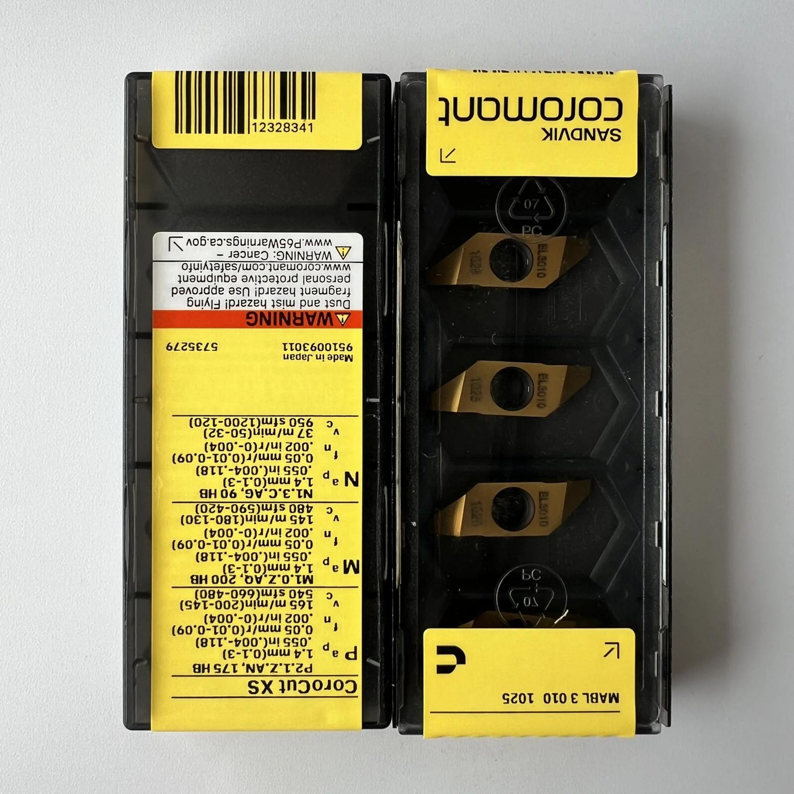 

SANDVIK / MABL3010 1025 / Промышленные сменные твердосплавные пластины 10 шт.