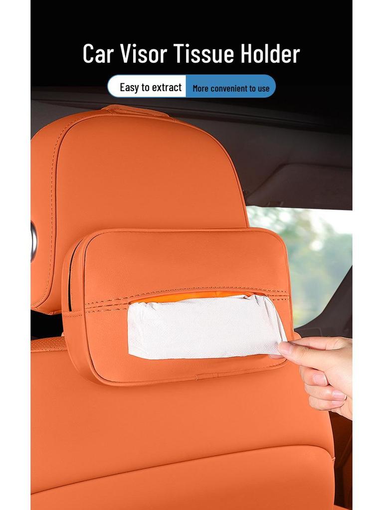 Car Tissue Box Seat Back Hanging Bag for 25 Models L6-L9 & I8 MEGAONE Edition