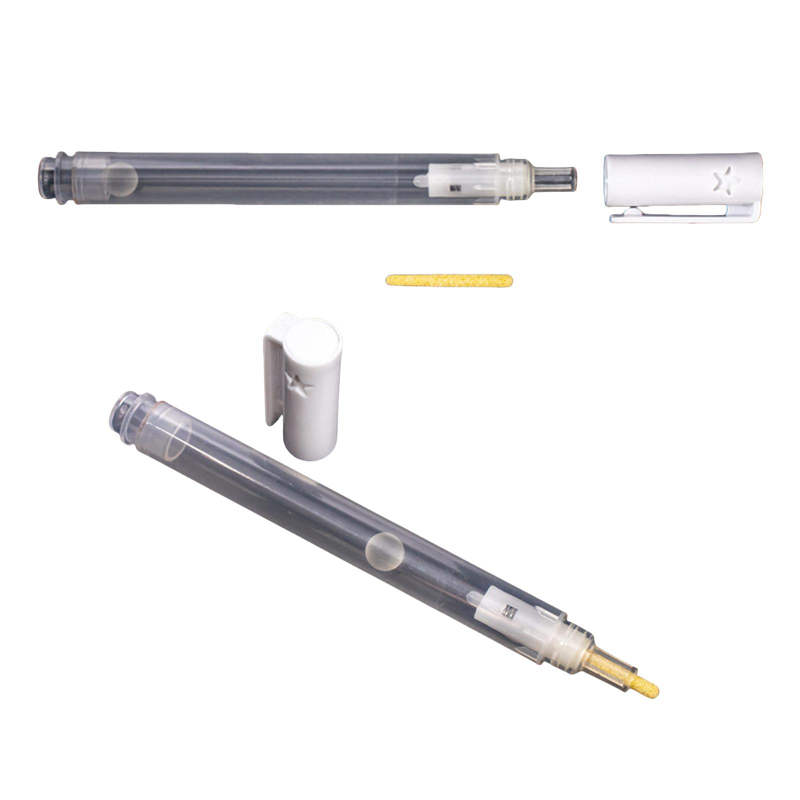 

2 шт. 3 мм тонкий наконечник пустые ручки для краски пустой маркер ручка прозрачный стержень для ручки заправляемый пустой маркер для школы и офиса