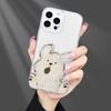 Cute rabbit pattern phone case suitable for iPhone 17 16 15 14 13 12 11 Pro/Max/Plus anti drop and shockproof back cover