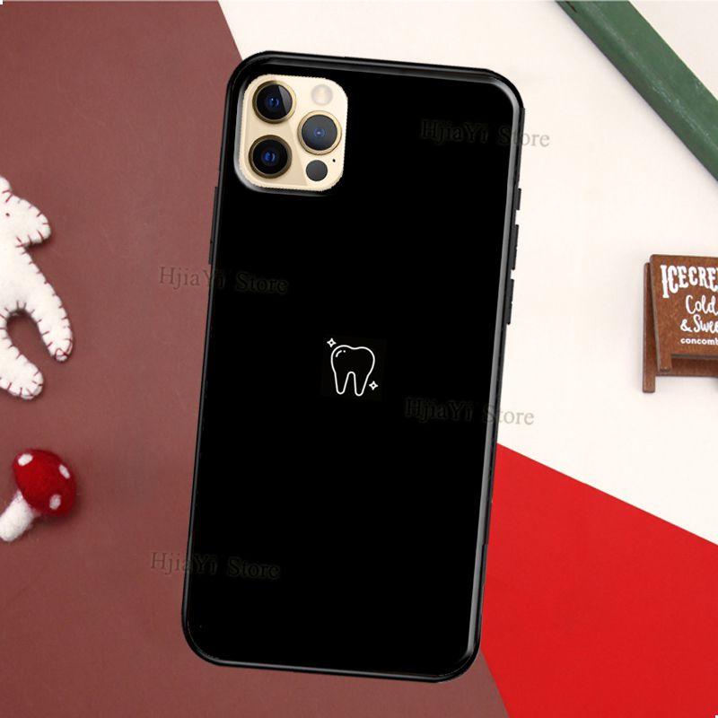 The Dentist Tooth Phone Case For iPhone 13 12 11 14 Pro Max Mini XS X XR 6S 7 8 Plus SE 2020 Soft Cover Case