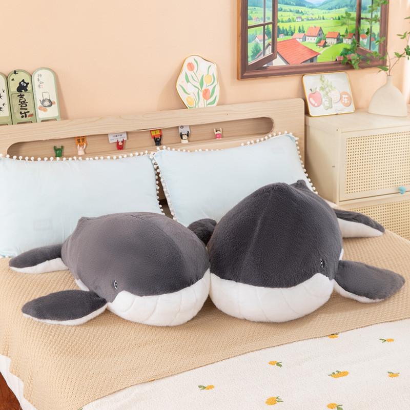 Peluche Balena Blu Collezione Animali Morbido Peluche Regalo Per Bambini