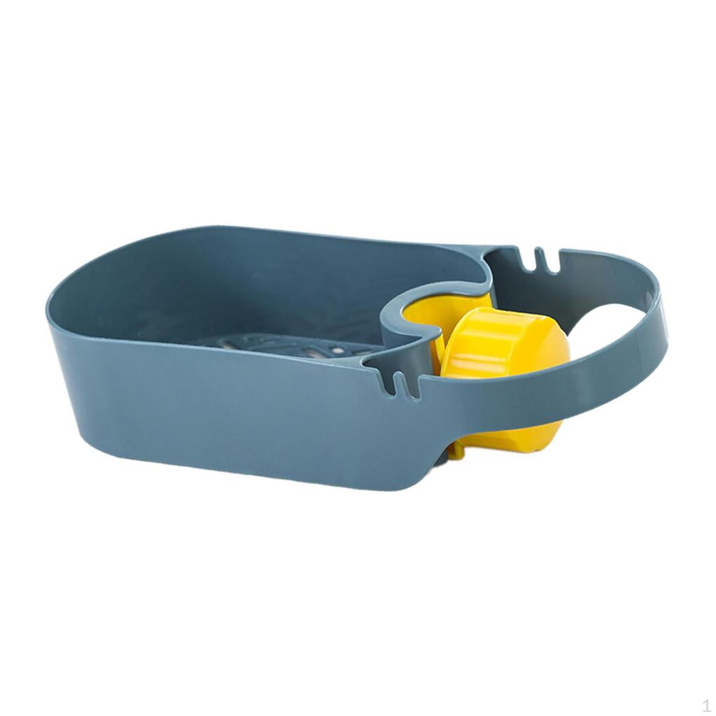Faucet Sponge Holder Drainage Shelf Kitchen Sink Organizer Hanging Drain Rack for