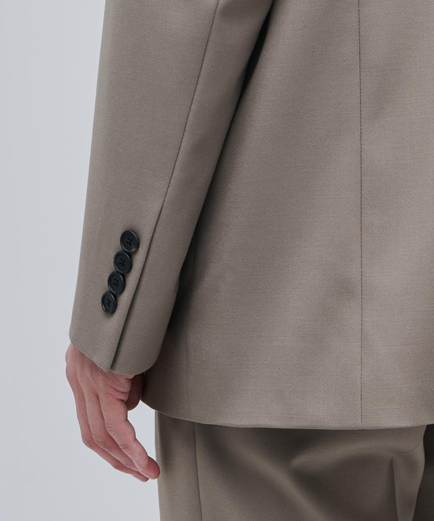 Musinsa Standard Wool Blend Relaxed Basic Blazer [Dusty Beige]