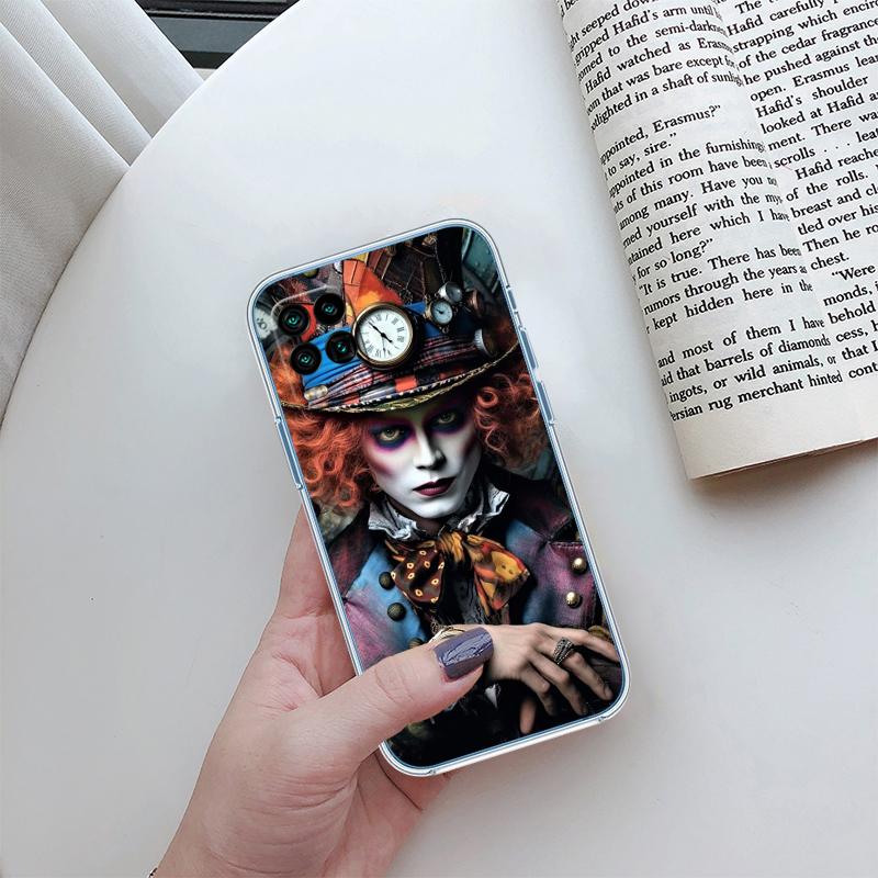Alice in Wonderland Cat Princess Phone Case for Motorola Moto Edge 20 30 40 50 S30 Fusion Ultra Pro Neo Lite + G200 G23