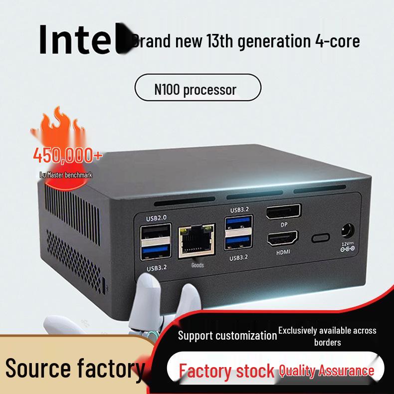 DMA Mini PC 12th Gen N100: Compact Micro Desktop for Business & Office