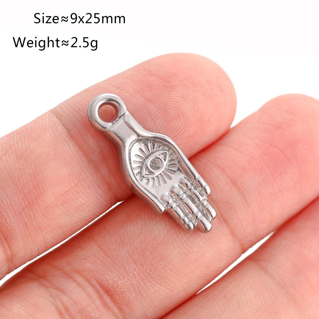 3Pcs Stainless Steel Universe Ocean Animal Pendants Charms DIY Jewelry Making Astronaut Star Bears Balloon Dog Craft Finding