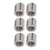 50Pcs Coupling Nut Round Rod Connector 304 Stainless Steel Female Thread M6x1.0 10 L11mm