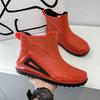 Men Rain Boots Durable Rubber Rain Shoes for Men Trend Outdoor Non-slip Waterproof Hiking Shoes Shaxi Slip on Fishing Shoes 2024