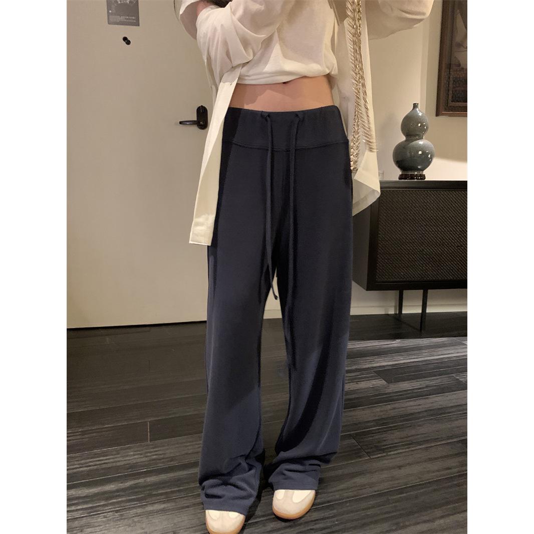 

Women s Ultra-Comfortable Soft Slimming Summer Sweatpants M тёмно-синий