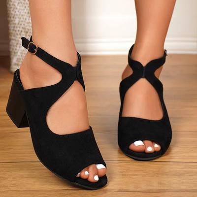 Fashion 2025 Summer Hot Sale Heeled Sandals Women New Simple Fishmouth High Heels Women Shoes Fashion Stiletto Square Heel Women Sandals