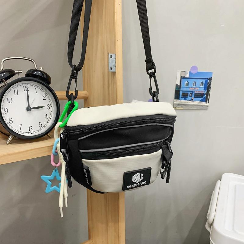 Lightweight Mobile Phone Small Satchel Women'S Trendy Brand Street Men'S Messenger Bag Fashion Sports Trendy Bag