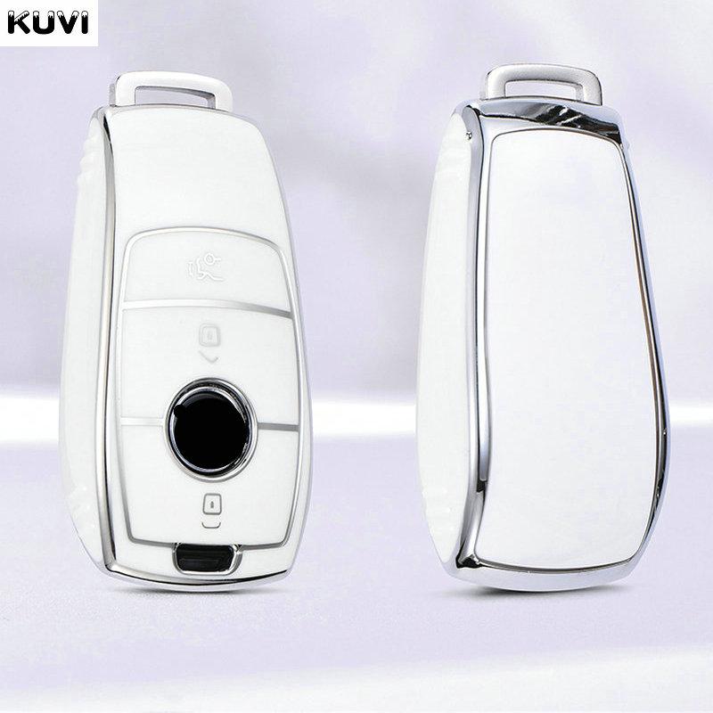 Tpu Car Key Case Cover Shell Fob For Mercedes Benz A C E S Class W204 W205 W212 W213 W176 Glc Cla Amg W177 Auto Accessories