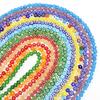 1 Strand Colorful Thousand Flower Lampwork Beads Flat Plum Blossom Loose Beads DIY Handmade Crafts Bracelet Jewelry Accessories