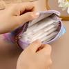 Borsa Porta Assorbenti con Gradiente, Pochette Mestruale Portatile, Organizer Impermeabile per Cosmetici per Tampax Assorbenti, Mini Custodia per Auricolari
