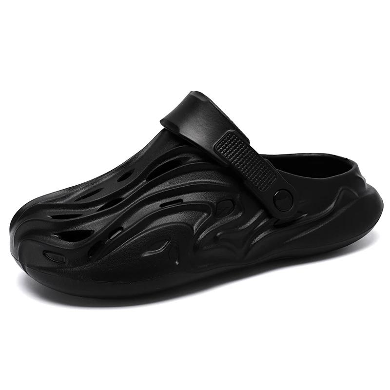 Sommer-Strand-Hausschuhe Herren 2024 Herren Sommer-Clogs für Herren Outdoor-Pantoletten Herren Gartenschuhe Männliche Sommer-Clogs