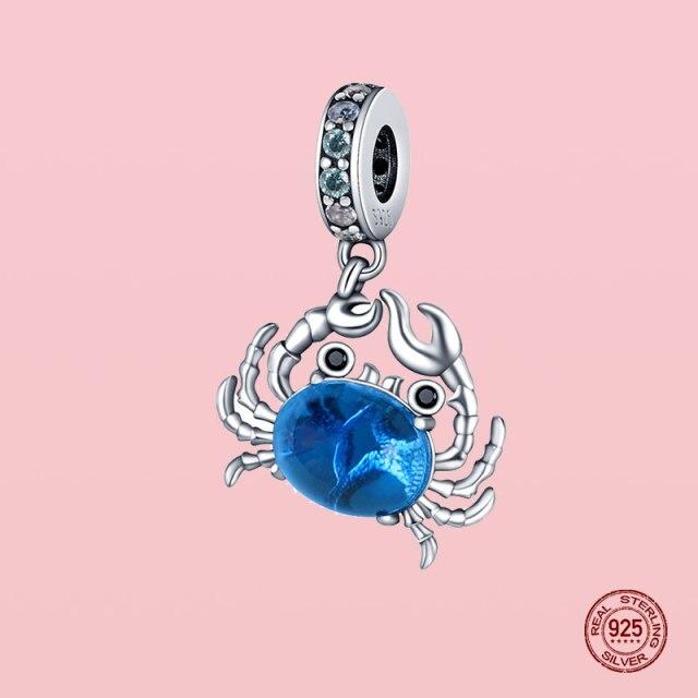 Pendentif en argent sterling 925 avec perles pour bracelet et collier Panjia originaux, bijoux pour femmes