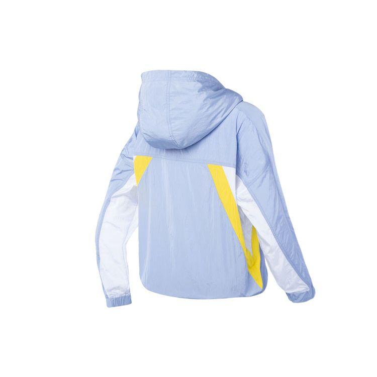 Li Ning Training Series Casual Sports Windproof Hooded Jacket Women Jackets Heron-Blue AFDQ236-4