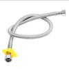 304 Stainless Steel Braided Hose for Water Heaters and Faucets – High-Pressure, Hot/Cold 4-Point Inlet