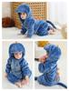 Maeau Baby Dinosaur Kigurumi Winter for Boys and Baby Commemorative Photo Size 70 Costume, Halloween, Christmas, Kids' Costume, Romper, Cosplay,