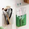 Wall Self-adhesive Storage Toothpaste Holder Bathroom Toothbrush OrganizPT