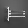 Towel Holder Punch-Free 180 Degree Rotation Stainless Steel Bathroom Wall Hook Towel Rail for Home