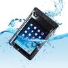 SANWA SUPPLY Tablet Waterproof and Dustproof IP47 with Stand and Shoulder Black Case, (10.1 Inch), Certified, Strap, (PDA-TABWPST10BK)