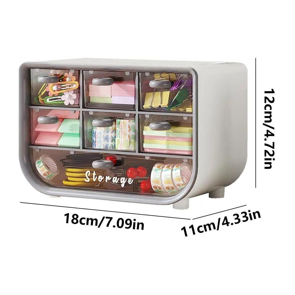 Drawer Type Desktop Storage Box Sundries Jewelry Storage Rack Durable Desk Pen Holder