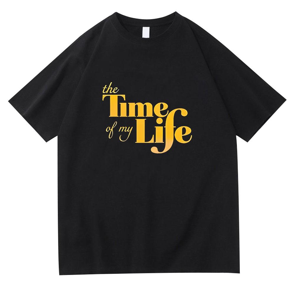 The Time of My Life Album Stampa Cartoon T-shirt Merchandising Benson Boone Maglietta Alta Qualità Estiva Girocollo Cotone Top Largo Unisex