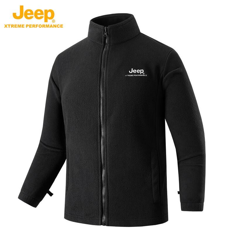 JEEP Unisex 3-in-1 Windproof Fleece Lined Outdoor Jacket