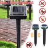 1/2/4/6 PCS Solar Powered Ultrasonic Pest Repeller Waterproof Outdoor Repellent for Mice Rodents Snakes Moles Garden Yard Farm