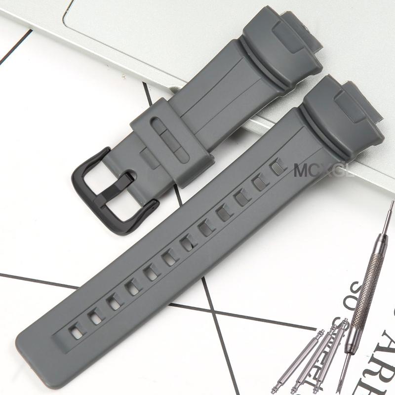 Herren Resin Uhrenarmband Kompatibel für Casio G-100 g101 200 GW-2310 2110 g2300 Damen Gummi Armband Uhrenzubehör