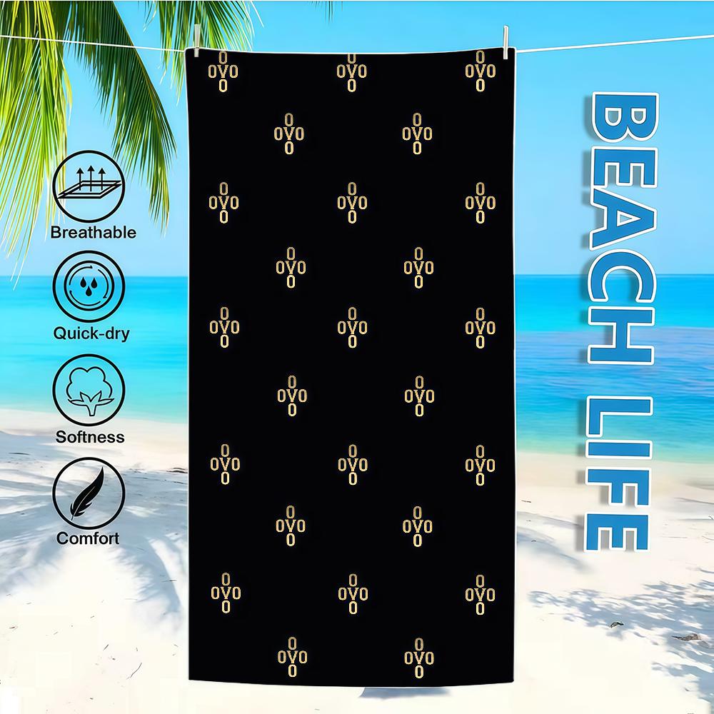 D-DrakeS O-Ovo O-Owls Towel Textile Bathrobe Beach Quick-Drying Lightweight Portable Camping Swim Pool Travel